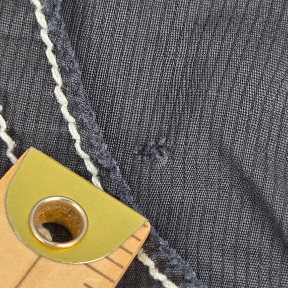 Rock Revival Cargo Shorts Mens 34 Black 12" Embroidered Red Stitch 24" Outseam - Picture 13 of 14